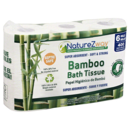 Naturezway Tissue Bath Bamboo 6R0Lls 1 Ea