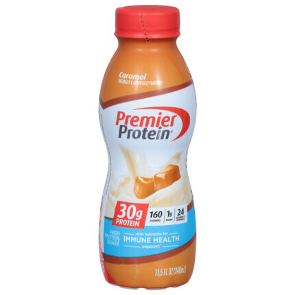Premier Protein, High Protein Shake Caramel, Case Of 12, 11.5 Fl Oz