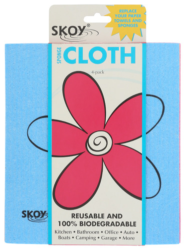 Skoy Dishcloth Assorted 4Pk 4 Pk