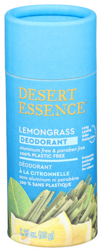 Desert Essence Deodorant Lemongrass 2.25 Oz