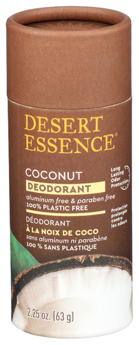 Desert Essence Deodorant Coconut 2.25 Oz