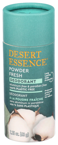 Desert Essence Deodorant Fresh Powder 2.25 Oz