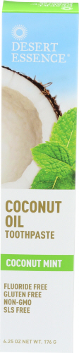 Desert Essence Tthpaste Coconut Oil 6.25 Oz