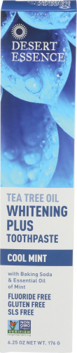 Desert Essence Tthpaste Whtnng+ Ttree Oi 6.25 Oz