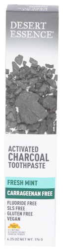 Desert Essence Tthpaste Ttree Charcoal 6.25 Oz