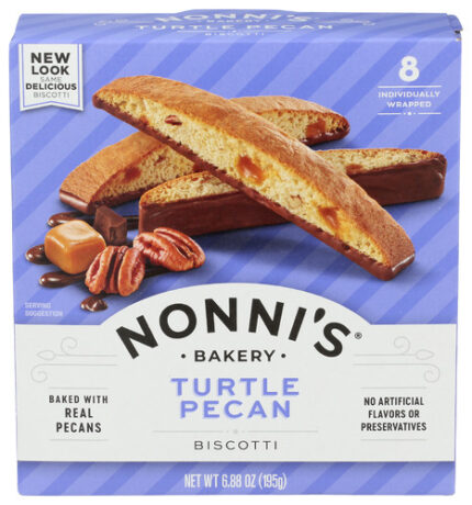 Nonnis Biscotti Turtle Pcn 6.88 Oz
