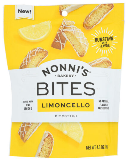 Nonnis Bites Bscotti Lmncllo 4.80 Oz