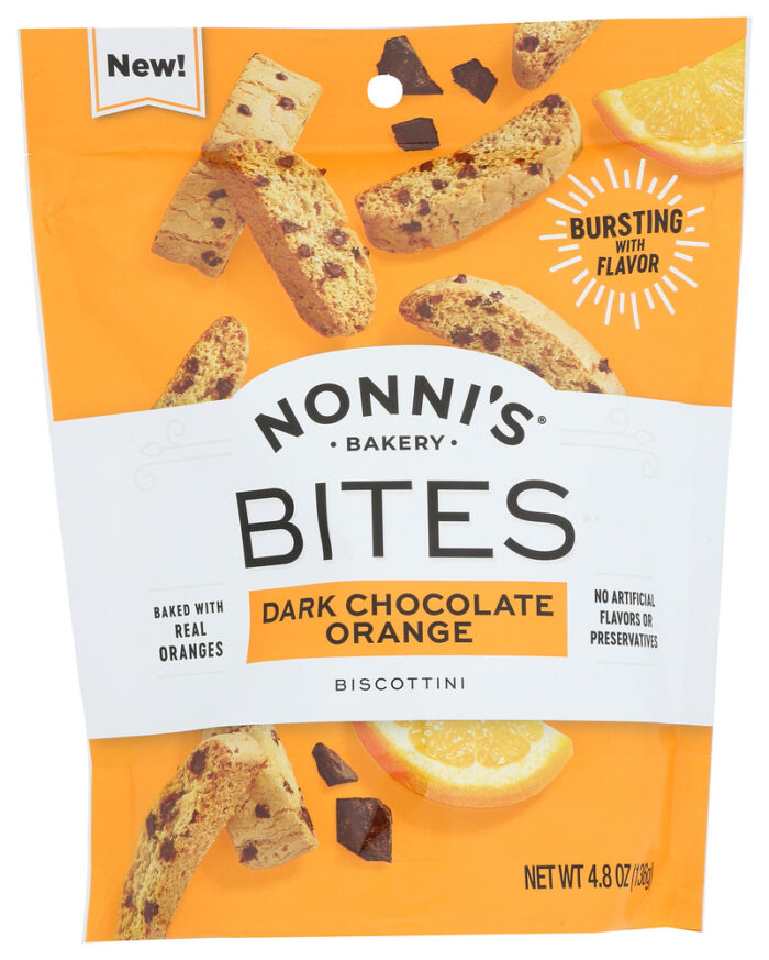 Nonnis Bites Bscotti Drk Cho Or 4.80 Oz - Image 1