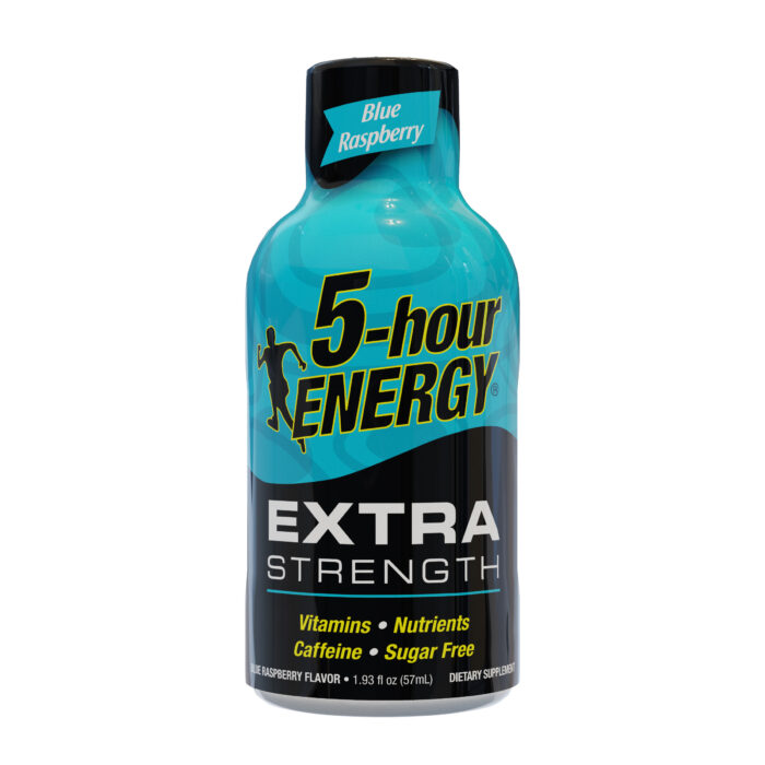 5-Hour Energy, Shot Extra Strength Sugar-Free Blue Raspberry, Case Of 12, 1.93 Fl Oz - Image 1