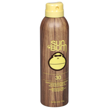 Sun Bum, Sun Screen Spray Premium Moisturizing Spf 30, Case Of 6, 6 Fl Oz