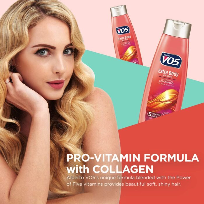 Alberto VO5 Extra Body Volumizing Shampoo 12.5 Oz - Image 3