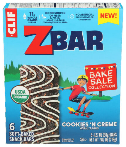 Clif Kid Zbar Cookies N Creme 6Pc 7.62 Oz