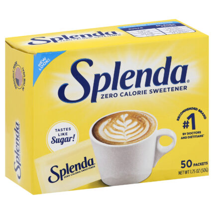 Splenda, No Calorie Sweetener Packets Packet Artificial Sweetener 50 Packets, Case Of 12, 1.75 Oz