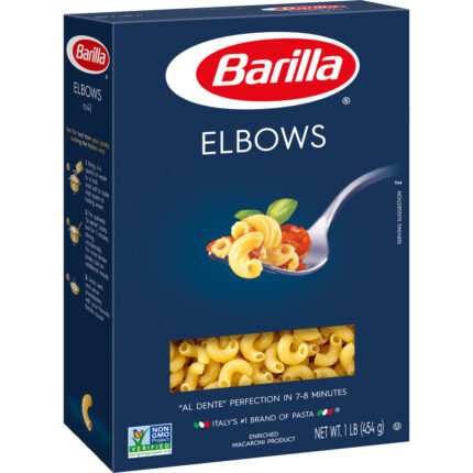 Barilla, Elbows Pasta Box, Case Of 16, 16 Oz