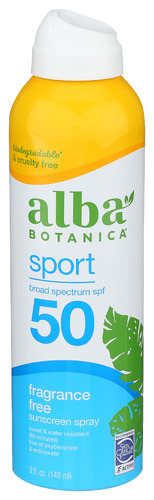 Alba Botanica Sunscrn Spf50 Cl Sprt Spry 5 Oz