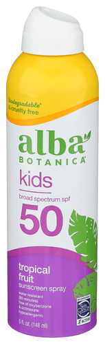 Alba Botanica Sunscrn Spf50 Kids Clear 5 Oz