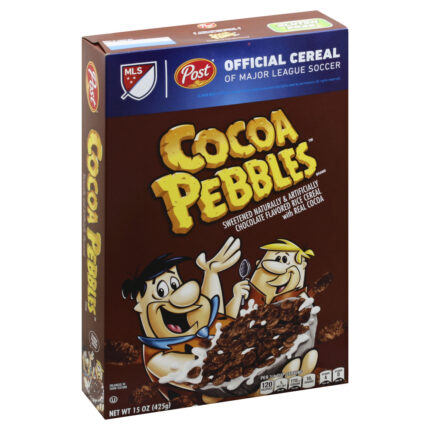 Post, Chocolate Pebbles Large Size, Case Of 12, 15 Oz