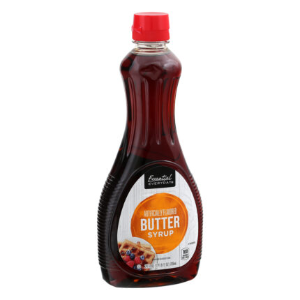Essential Everyday, Butter Flavored Syrup, Case Of 12, 24 Fl Oz