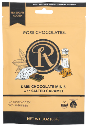 Ross Chocolates Minis Drk Choc Sltd Crml 3 Oz