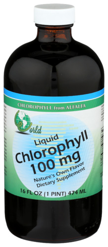 World Organic Chlorophyll 100Mg 16 Oz