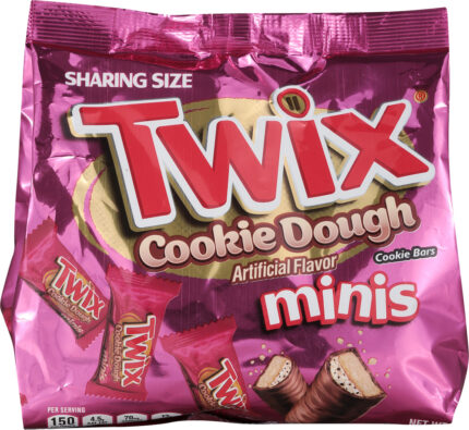 Twix, Minis Cookie Dough Cookie Bars Sharing Size, Case Of 8, 7.7 Oz