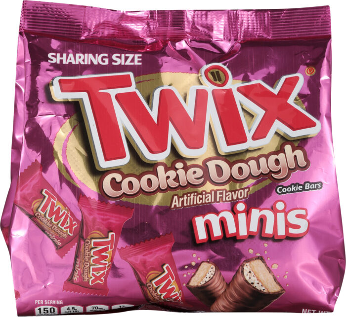 Twix, Minis Cookie Dough Cookie Bars Sharing Size, Case Of 8, 7.7 Oz - Image 1