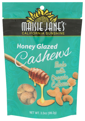 Maisie Janes Cashews Hny Glzd Org 3.50 Oz