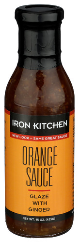 Iron Kitchen Sauce Glaze Orng Gngr 15 Oz