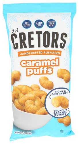 Gh Cretors Snack Puffs Caramel 7.50 Oz