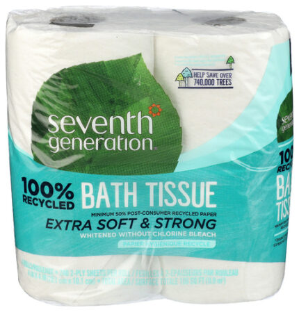 Seventh Generation Tissue Bath 2Ply 4Pk 300Ct 1 Ea