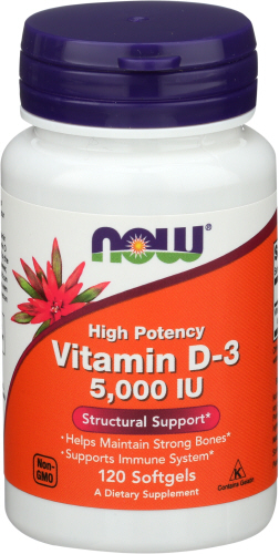 Now Vitamin D3 5000Iu 120 Sg