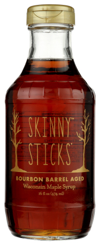 Skinny Stick Syrup Maple Bourbon Aged 16 Fo