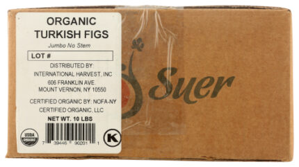 International Harvest Eb Figs Turksh Jumbo No Stem Org 10 Lb