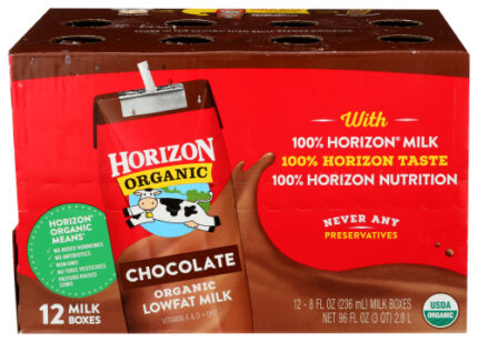 Horizon Milk Rdcd Fat 12Choc 8Z 8 Fo