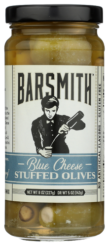 Barsmith Olives Stfd Blue Cheese 8 Oz