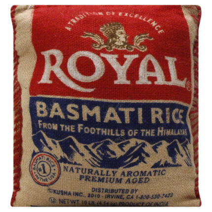 Royal Rice Basmati Poly Bag 10 Lb