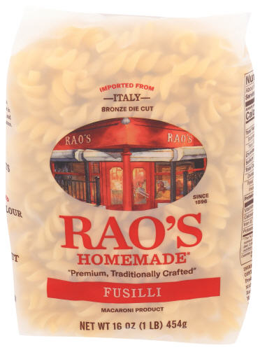 Raos Pasta Fusilli 16 Oz