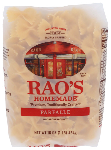 Raos Pasta Farfalle 16 Oz