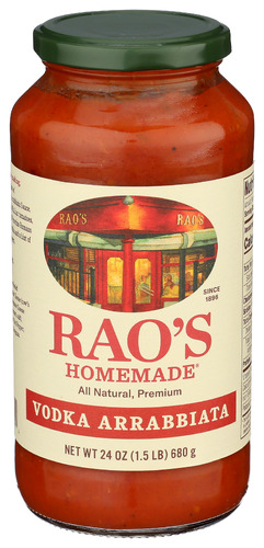 Raos Sauce Vodka Arrabbiata 24 Oz