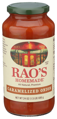 Raos Sauce Carmelized Onion 24 Oz