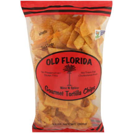 Old Florida Gourmet Chip Corn Spicy 11 Oz