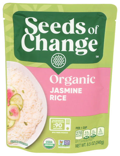 Seeds Of Change Org Jasmine Rice 8.50 Oz