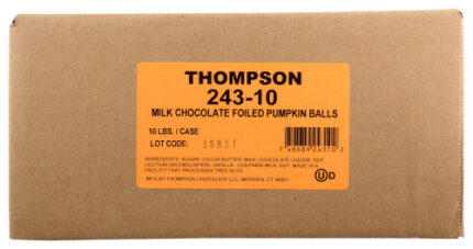 Thompson Mlk Choc Pumkn Balls Bulk 10 Lb