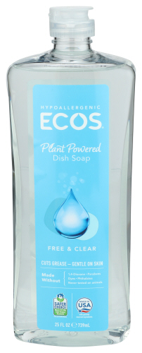 Ecos Dishmate Free & Clear 25 Oz