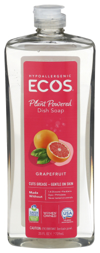 Ecos Dishmate Grapefruit 25 Oz