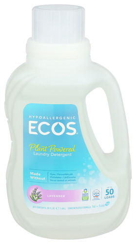 Ecos Lndry Lavendar 50Z 50 Oz