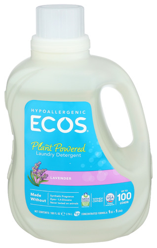 Ecos Lndry Lavendar 100Z 100 Oz