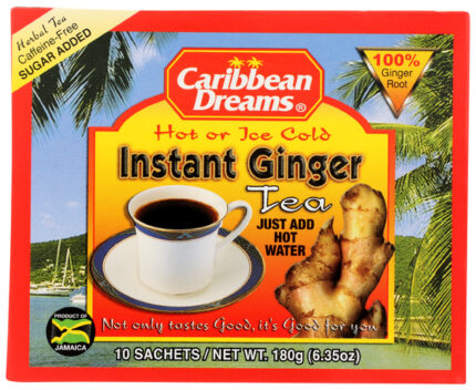 Caribbean Tea Ginger Instnt 10 Bg