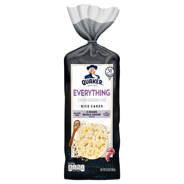 Quaker, Rice Cakes Everything, Case Of 12, 5.9 Oz - Image 1