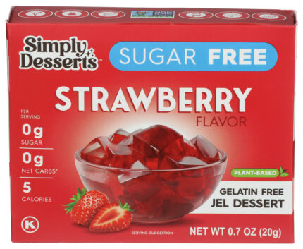 Simply Desserts Jel Dessert Strawberry 0.70 Oz